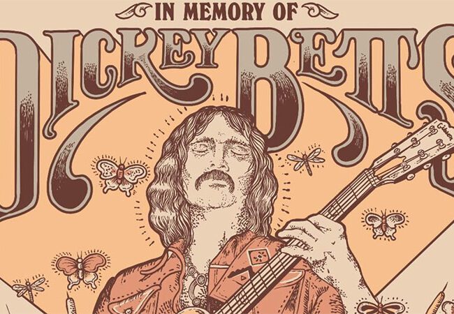 Sold-Out Dickey Betts memorial concert to offer free livestream; plus the brand new ‘Dickey Betts Music Education Fund’