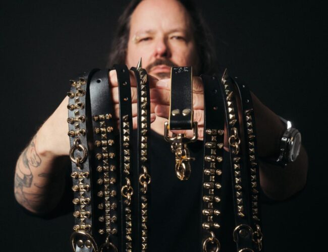 Jonathan Davis Of Korn And Designer Ashton Michael Debut Collaborative Luxury Pet Collection For Freak On A Leash
