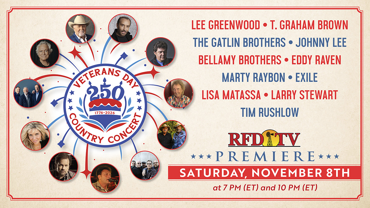 RFD-TV to Premiere 'Veterans Day Country Concert' on Saturday