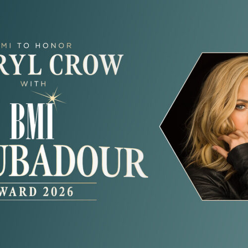 BMI to Honor Sheryl Crow with Troubadour Award
